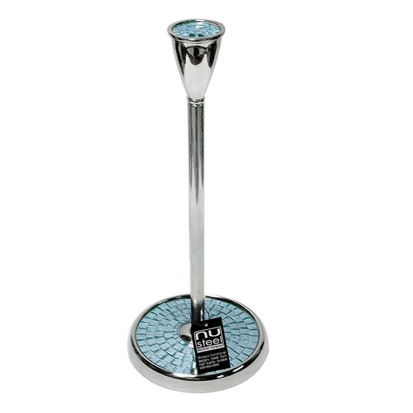 Nusteel NuSteel TG-KPTH-15A Kitchen Paper Towel Holder - Aqua Mosaic TG-KPTH-15A